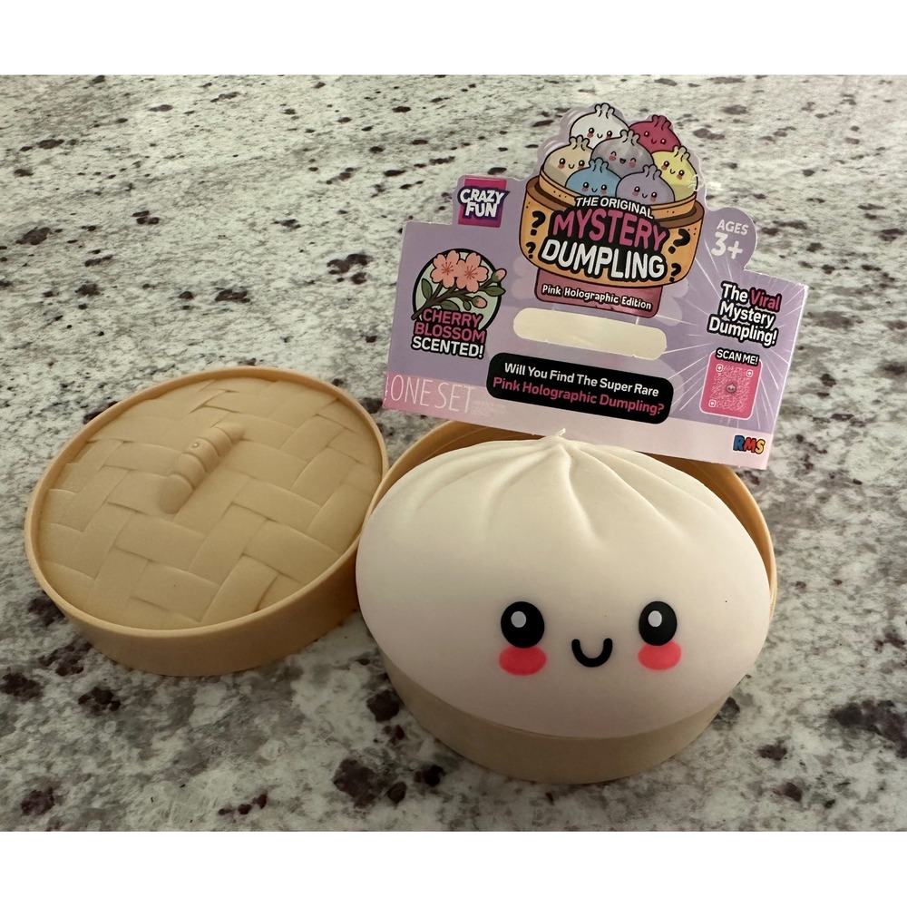 Authentic RMS Pink Holographic Mystery Cherry Blossom Dumpling - White